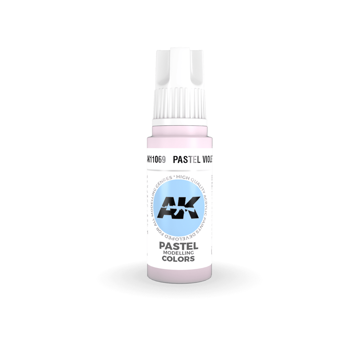 AK Interactive 11069 Pastel Violet 17ml 3rd Gen. Acrylic Model Paint