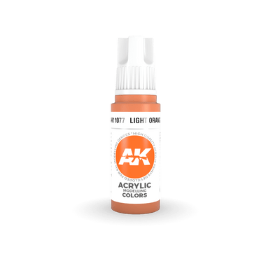 AK Interactive 11077 Light Orange 17ml 3rd Gen. Acrylic Model Paint