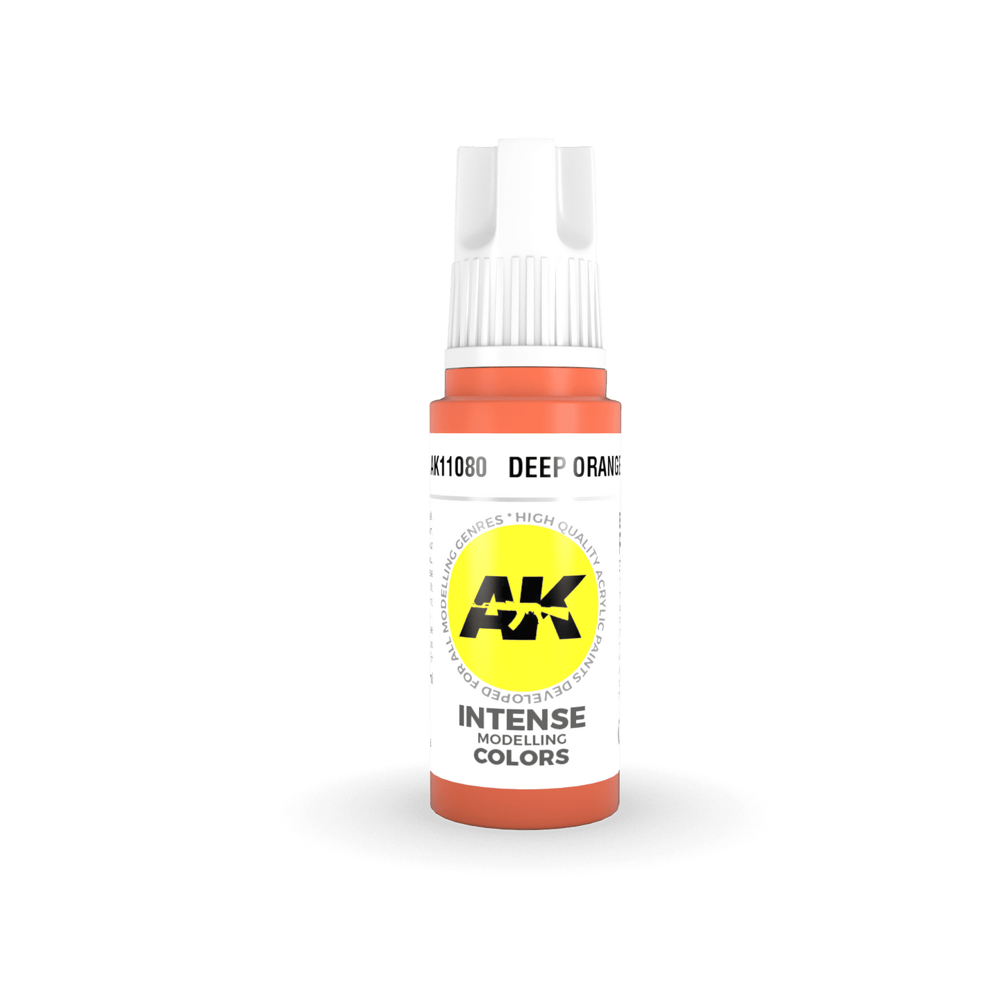 AK Interactive 11080 Deep Orange 17ml 3rd Gen. Acrylic Model Paint