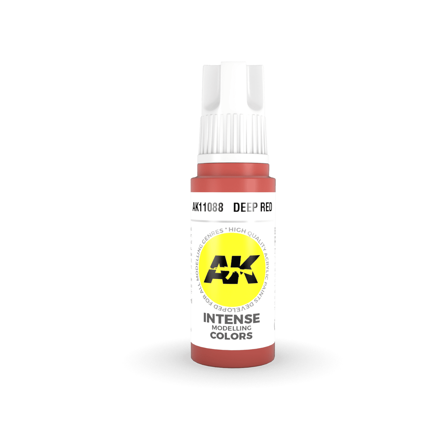 AK Interactive 11088 Deep Red 17ml 3rd Gen. Acrylic Model Paint