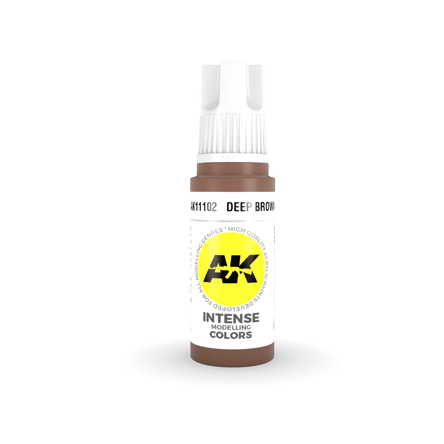 AK Interactive 11102 Deep Brown 17ml 3rd Gen. Acrylic Model Paint