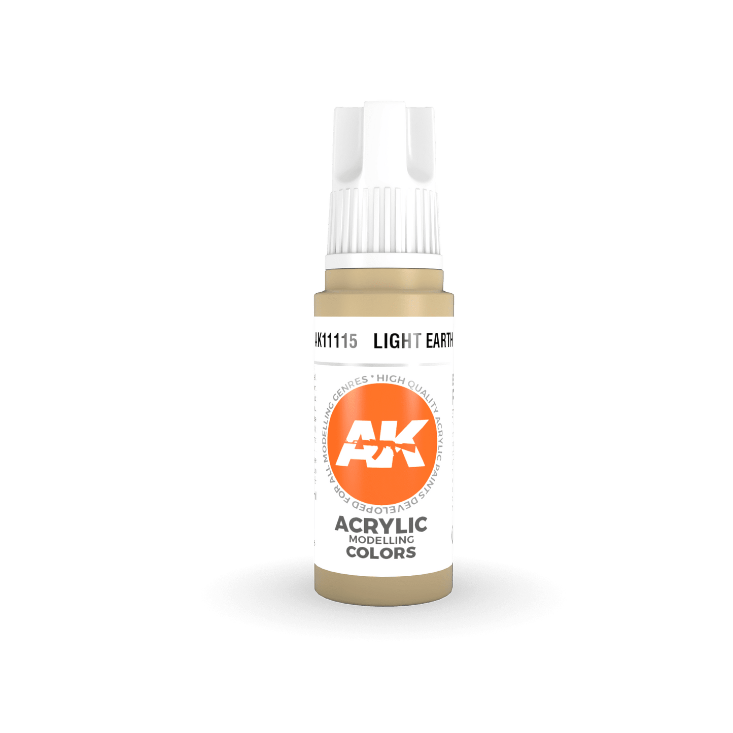 AK Interactive 11115 Light Earth 17ml 3rd Gen. Acrylic Model Paint