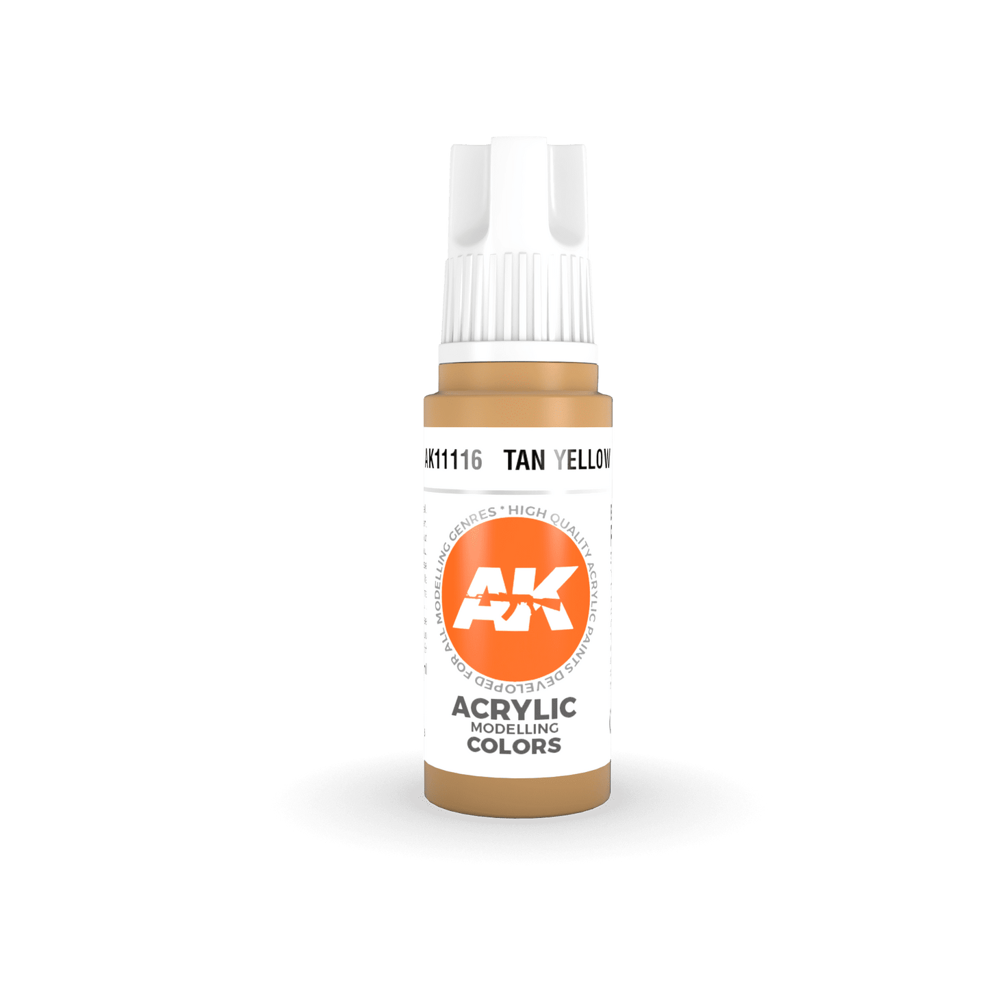 AK Interactive 11116 Tan Yellow 17ml 3rd Gen. Acrylic Model Paint