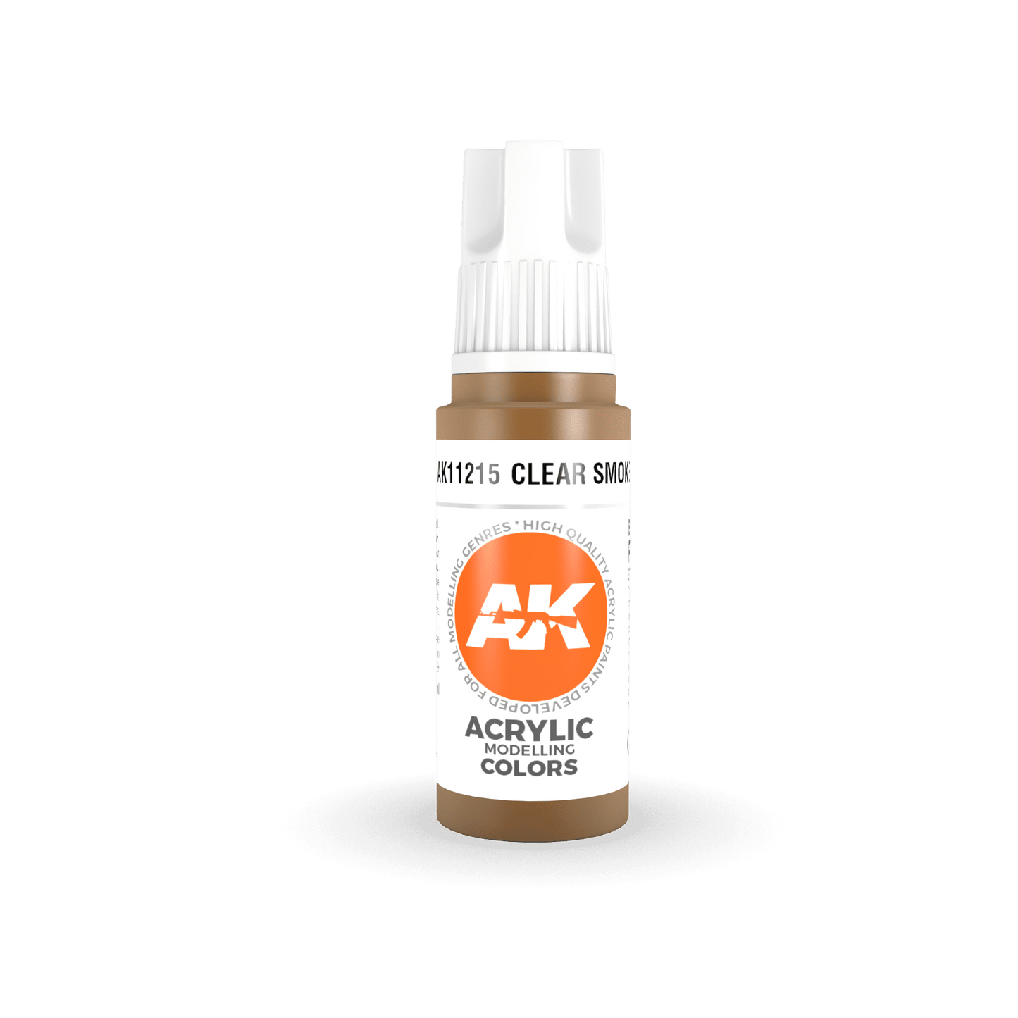 AK Interactive 11215 Clear Smoke 17ml 3rd Gen. Acrylic Model Paint