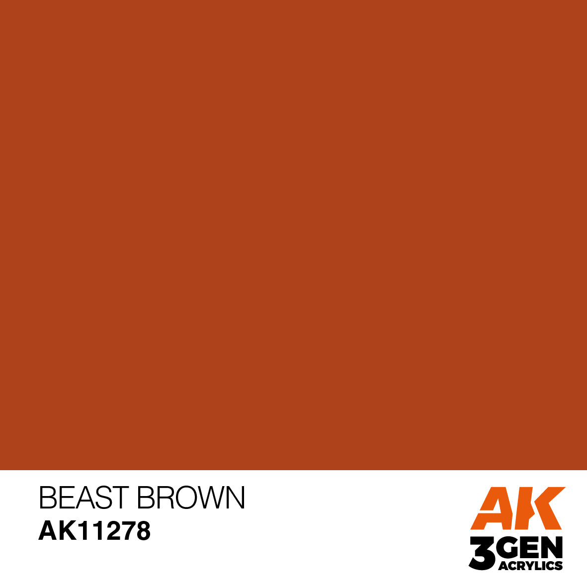 AK Interactive 11278 Beast Brown COLOR PUNCH 17ml Acrylic Model Paint
