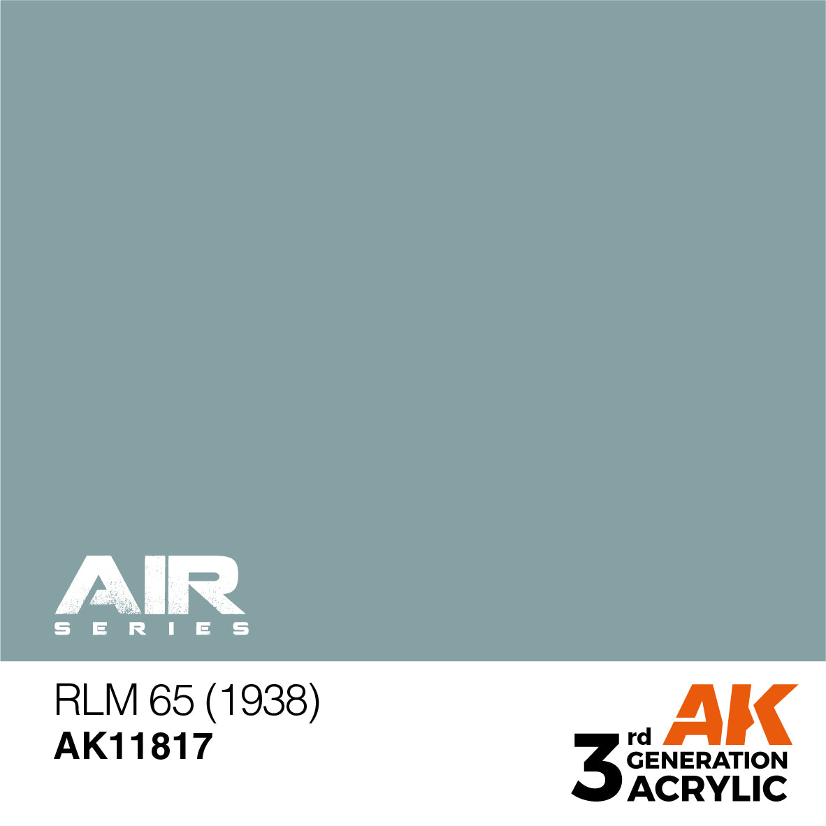 AK Interactive 11817 RLM 65 (1938) 17ml AIR 3G Acrylic Model Paint