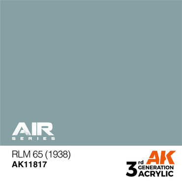 AK Interactive 11817 RLM 65 (1938) 17ml AIR 3G Acrylic Model Paint