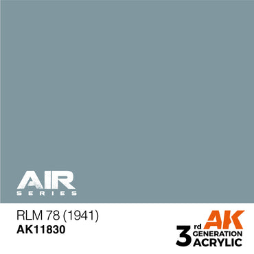 AK Interactive 11830 RLM 78 (1941) 17ml AIR 3G Acrylic Model Paint
