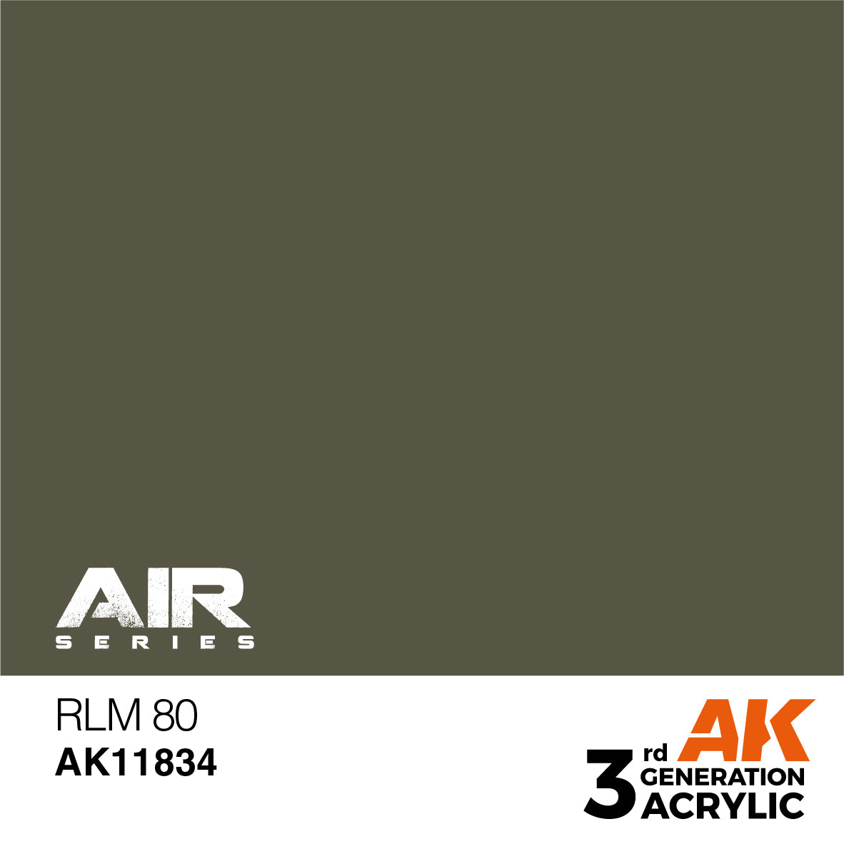 AK Interactive 11834 RLM 80 17ml AIR 3G Acrylic Model Paint