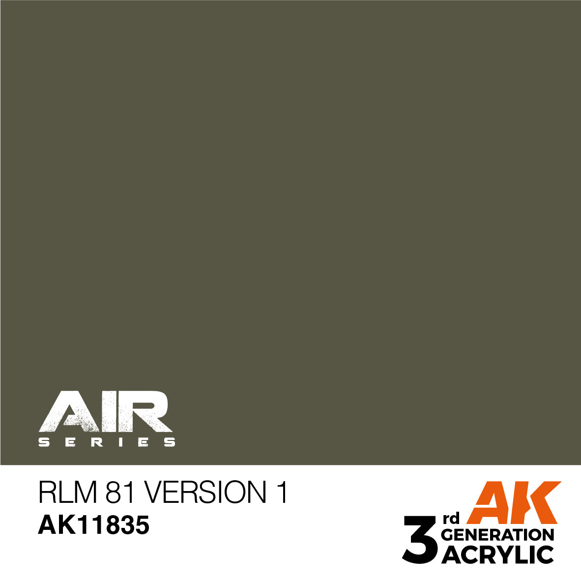 AK Interactive 11835 RLM 81 Version 1 17ml AIR 3G Acrylic Model Paint
