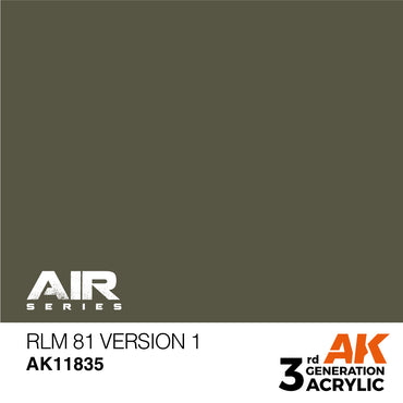 AK Interactive 11835 RLM 81 Version 1 17ml AIR 3G Acrylic Model Paint
