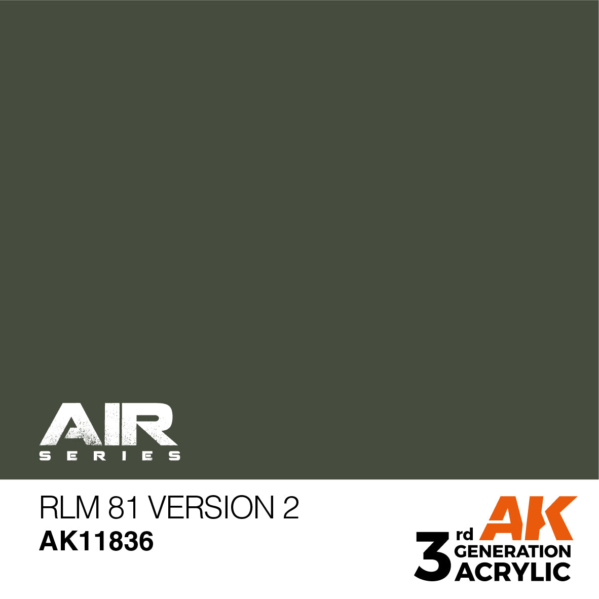 AK Interactive 11836 RLM 81 Version 2 17ml AIR 3G Acrylic Model Paint
