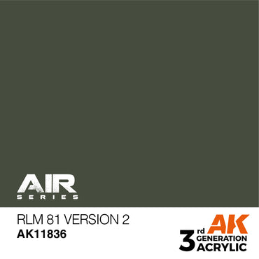 AK Interactive 11836 RLM 81 Version 2 17ml AIR 3G Acrylic Model Paint