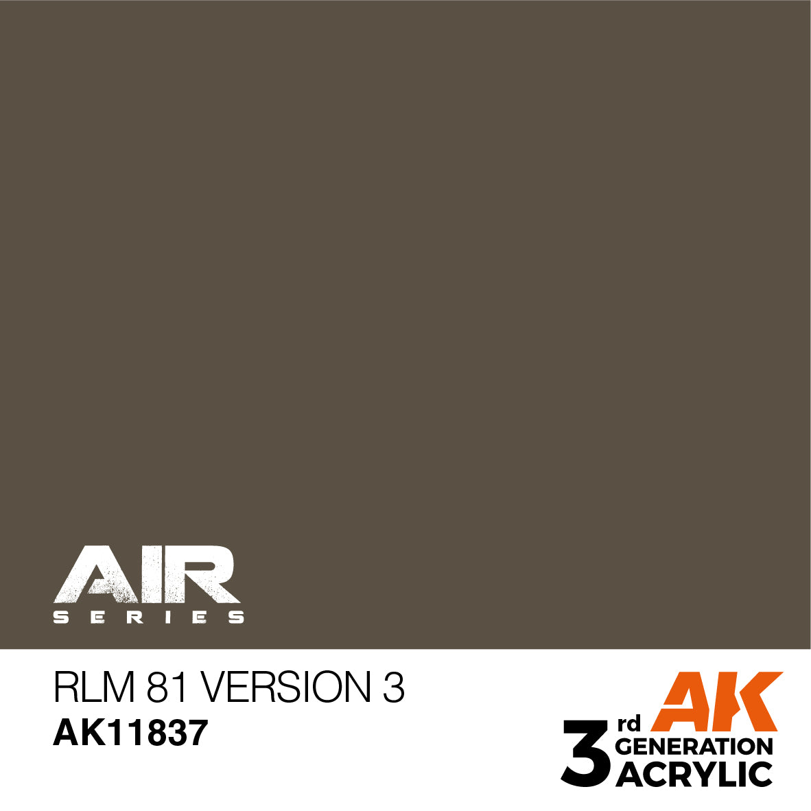 AK Interactive 11837 RLM 81 Version 3 17ml AIR 3G Acrylic Model Paint