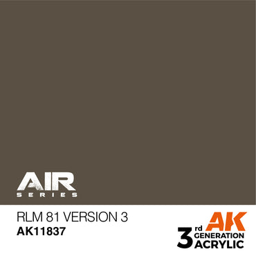 AK Interactive 11837 RLM 81 Version 3 17ml AIR 3G Acrylic Model Paint