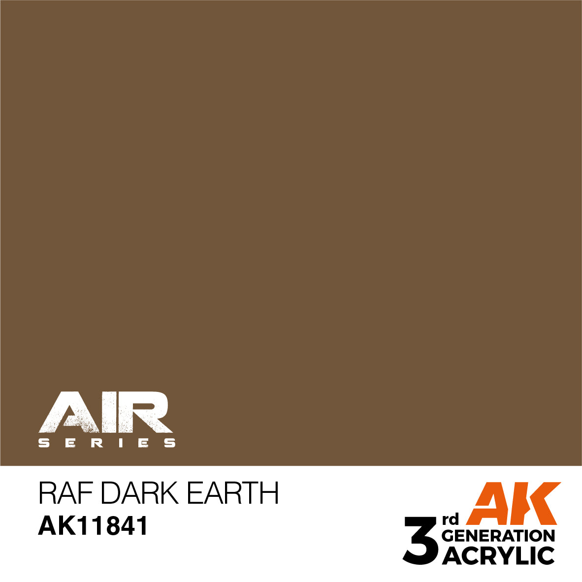 AK Interactive 11841 RAF Dark Earth 17ml AIR 3G Acrylic Model Paint