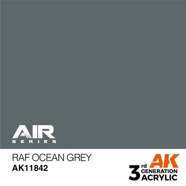 AK Interactive 11842 RAF Ocean Grey 17ml AIR 3G Acrylic Model Paint