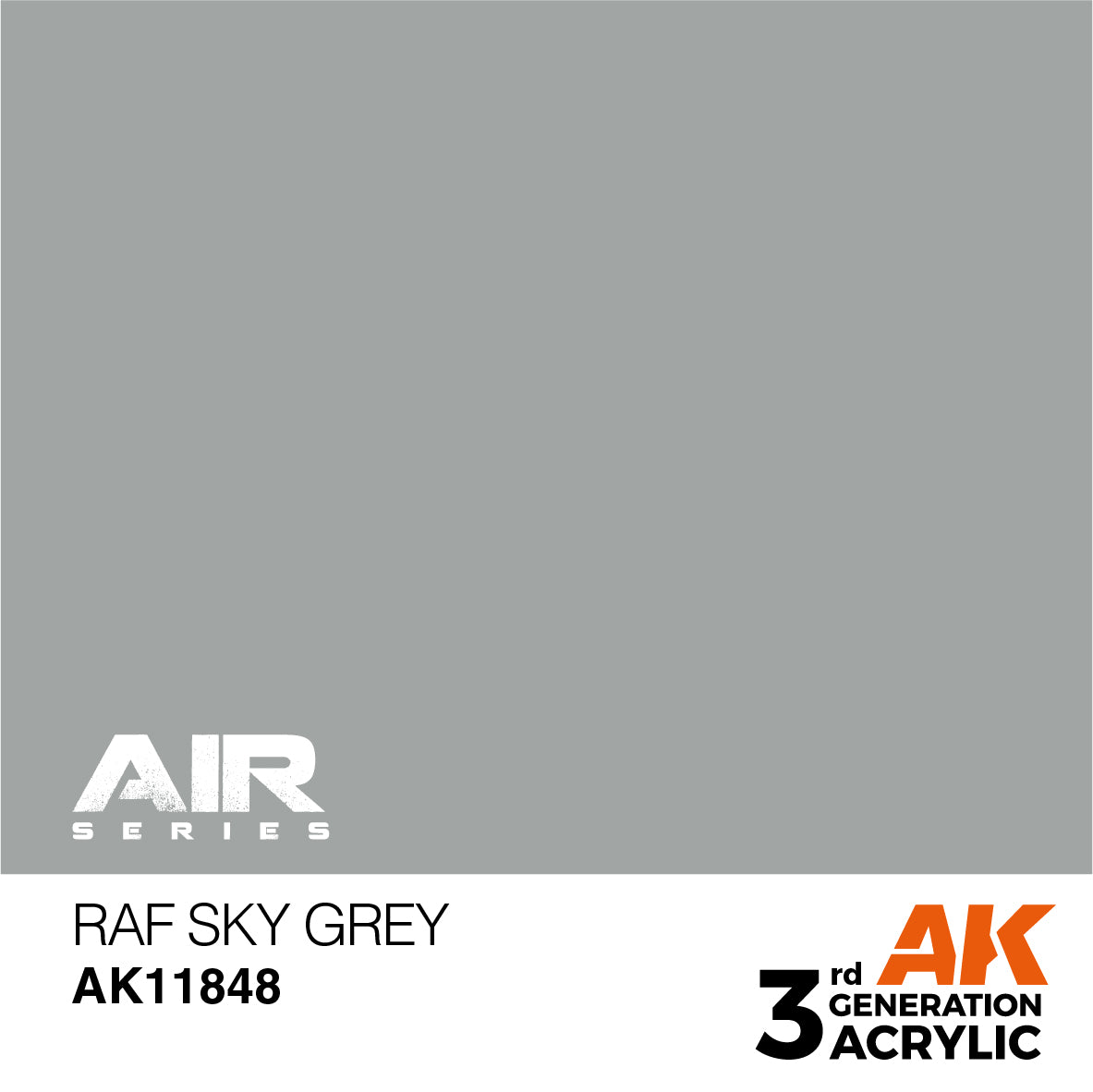 AK Interactive 11848 RAF Sky Grey 17ml AIR 3G Acrylic Model Paint