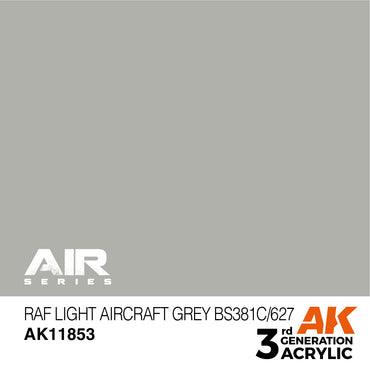AK Interactive 11853 RAF Light Aircraft Grey 17ml AIR 3G Acrylic Model Paint