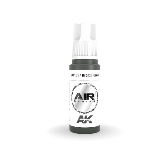 AK Interactive 11857 Bronze Green 17ml AIR 3G Acrylic Model Paint