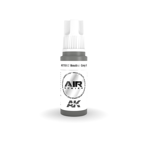 AK Interactive 11862 Neutral Grey 43 17ml AIR 3G Acrylic Model Paint