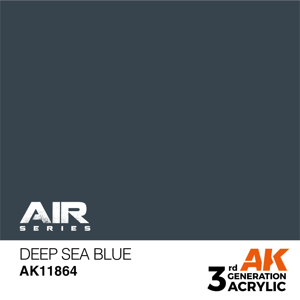 AK Interactive 11864 Deep Sea Blue 17ml AIR 3G Acrylic Model Paint