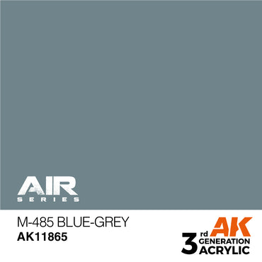 AK Interactive 11865 M-485 Blue-Grey 17ml AIR 3G Acrylic Model Paint