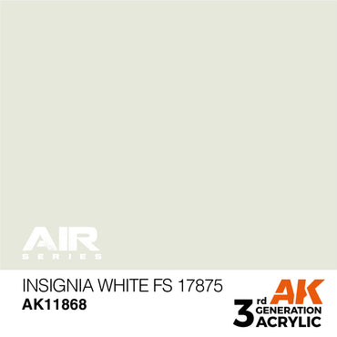 AK Interactive 11868 Insignia White FS 17875 17ml AIR 3G Acrylic Model Paint