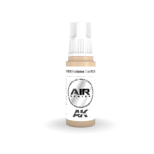 AK Interactive 11870 Radome Tan FS 33613 17ml AIR 3G Acrylic Model Paint