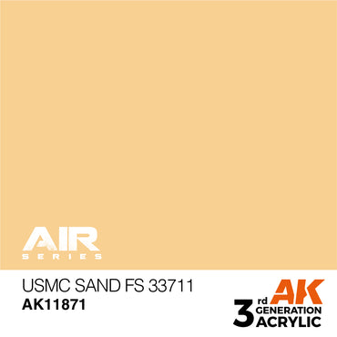 AK Interactive 11871 USMC Sand FS 33711 17ml AIR 3G Acrylic Model Paint