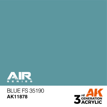 AK Interactive 11878 Blue FS 35190 17ml AIR 3G Acrylic Model Paint