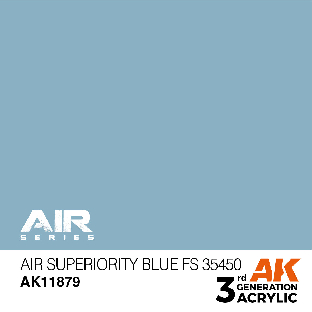 AK Interactive 11879 Air Superiority Blue 17ml AIR 3G Acrylic Model Paint
