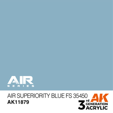 AK Interactive 11879 Air Superiority Blue 17ml AIR 3G Acrylic Model Paint