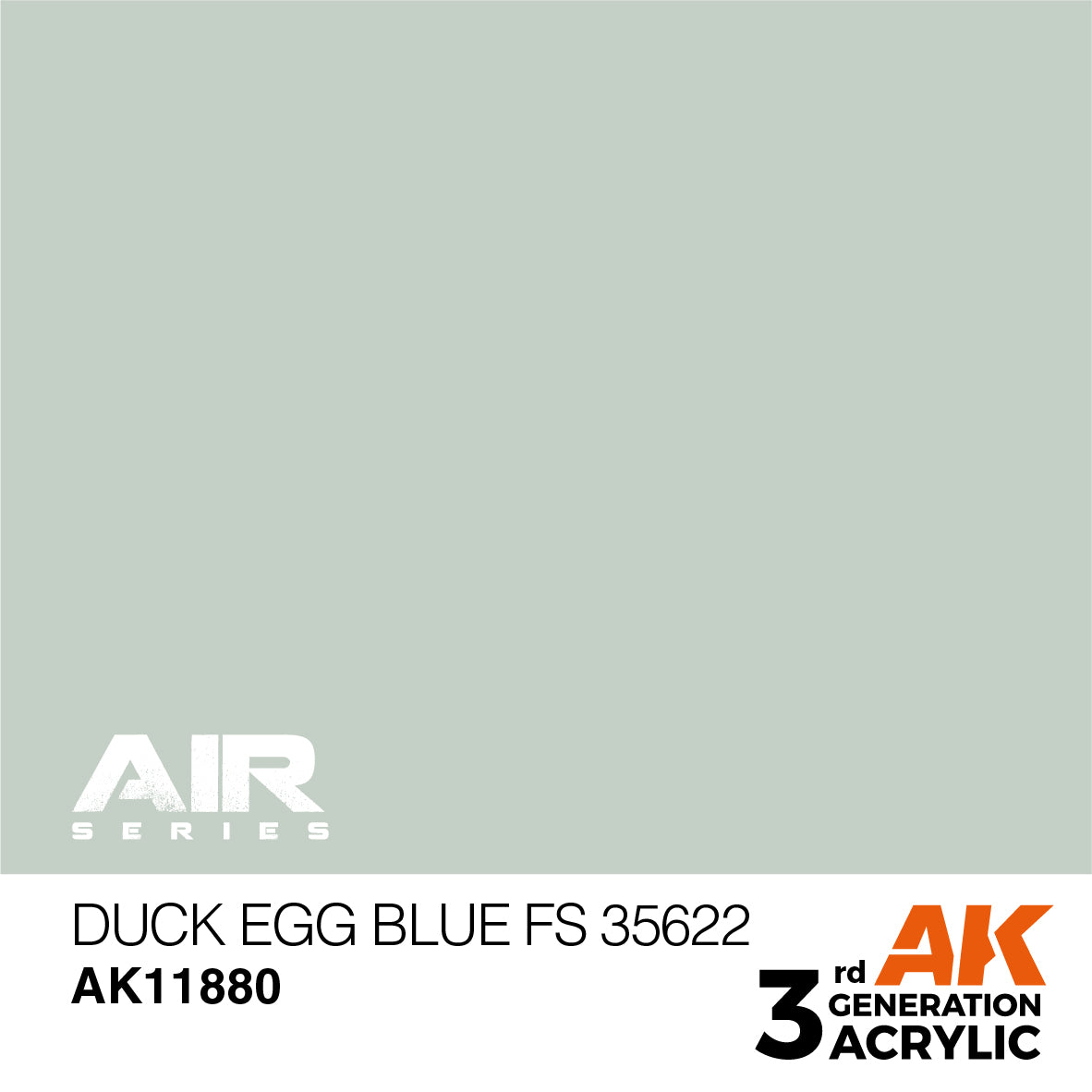 AK Interactive 11880 Duck Egg Blue 17ml AIR 3G Acrylic Model Paint