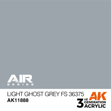 AK Interactive 11888 Light Ghost Grey FS 36375 17ml AIR 3G Acrylic Model Paint