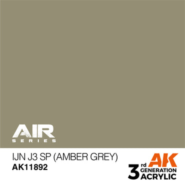 AK Interactive 11892 IJN J3 SP (Amber Grey) 17ml AIR 3G Acrylic Model Paint