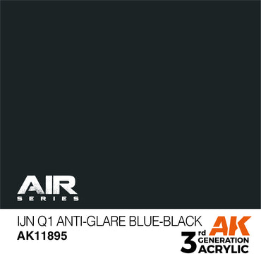 AK Interactive 11895 IJN Q1 Anti-Glare Blue-Black 17ml AIR 3G Acrylic Paint
