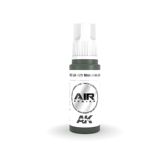 AK Interactive 11902 IJA #21 Midori iro (Green) 17ml AIR 3G Acrylic Model Paint