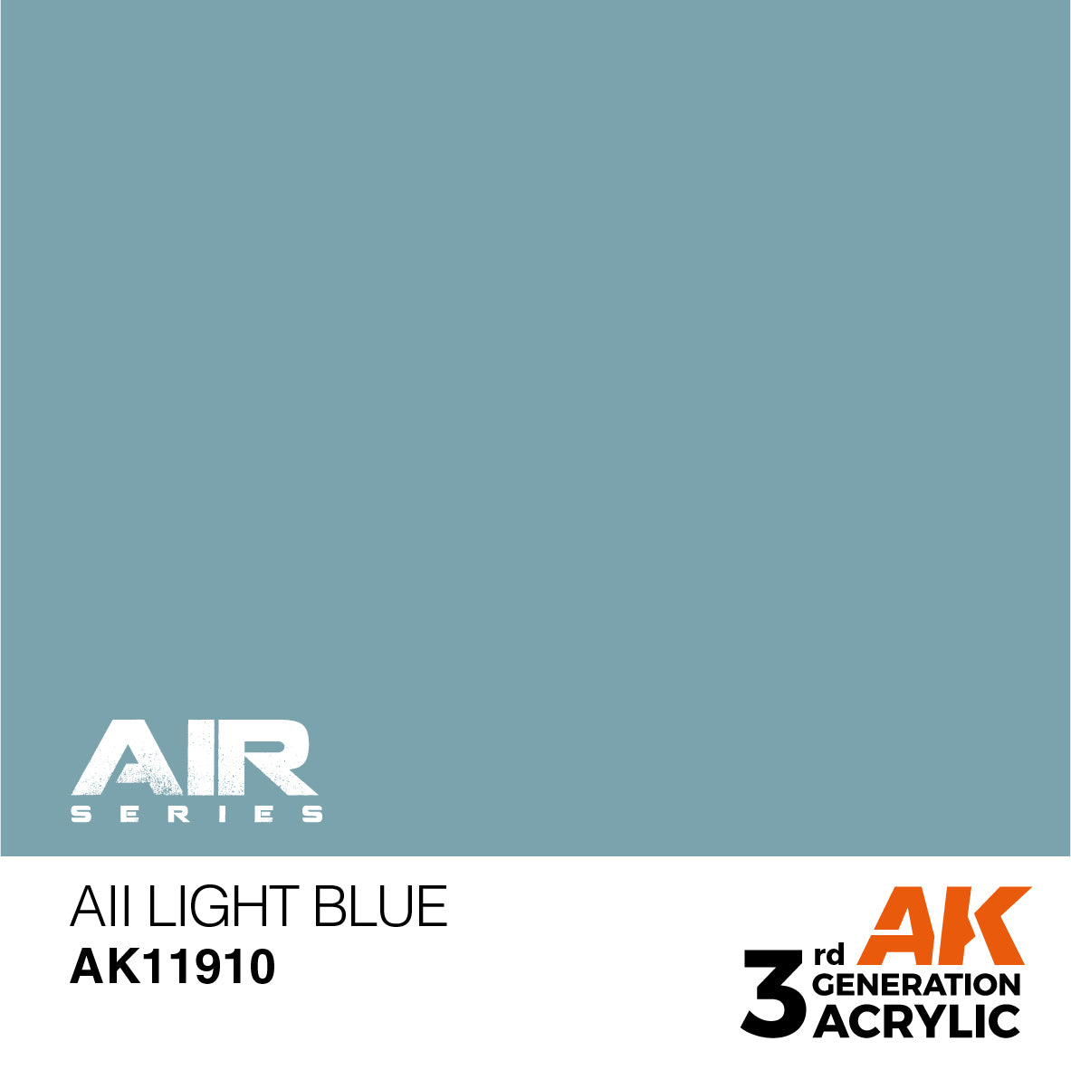 AK Interactive 11910 AII Light Blue 17ml AIR 3G Acrylic Model Paint
