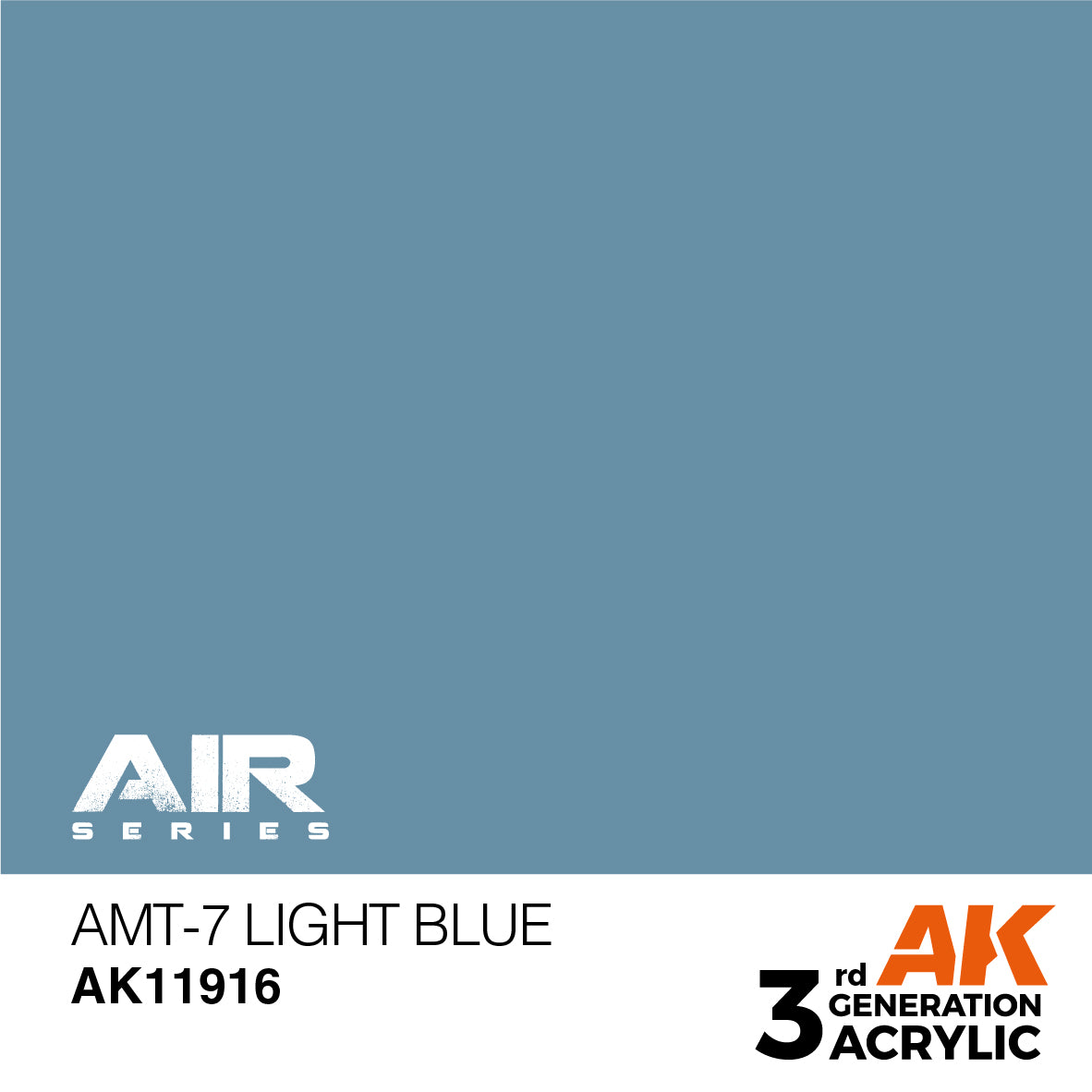 AK Interactive 11916 AMT-7 Light Blue 17ml AIR 3G Acrylic Model Paint
