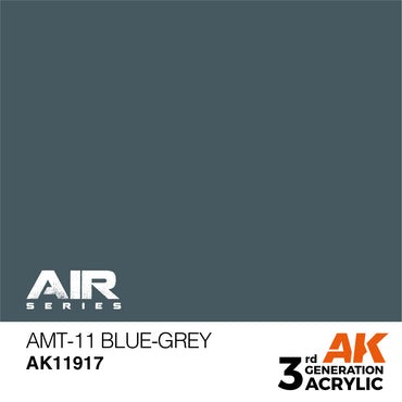 AK Interactive 11917 AMT-11 Blue-Grey 17ml AIR 3G Acrylic Model Paint