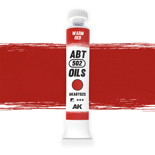 Abteilung 502 Warm Red 20ml Oil Paint ABT025