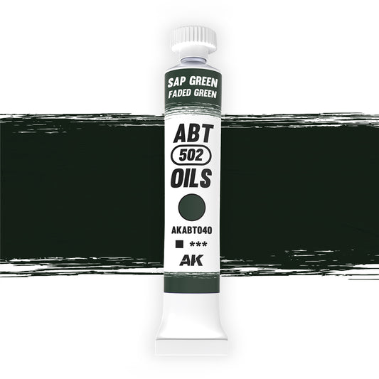 Abteilung 502 Sap Green/Faded Green 20ml Oil Paint ABT040