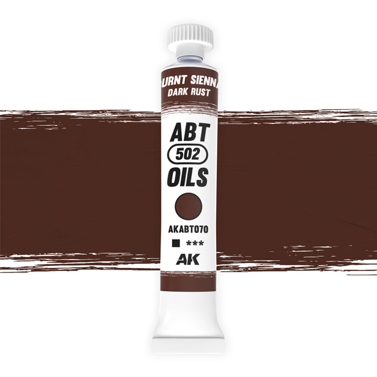 Abteilung 502 Burnt Sienna/Dark Rust 20ml Oil Paint ABT070