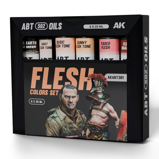 Abteilung 502 Flesh Colours Oil Paint Set ABT301