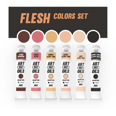 Abteilung 502 Flesh Colours Oil Paint Set ABT301