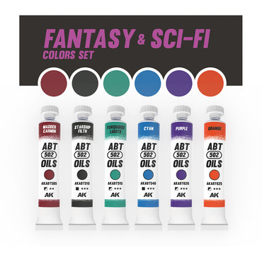 Abteilung 502 Fantasy & Sci-Fi Colours Oil Paint Set ABT310