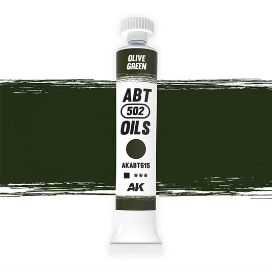 Abteilung 502 Olive Green 20ml Oil Paint ABT615