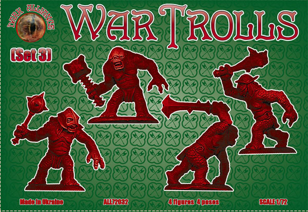 Dark Alliance ALL72032 1:72 War Trolls Set 3