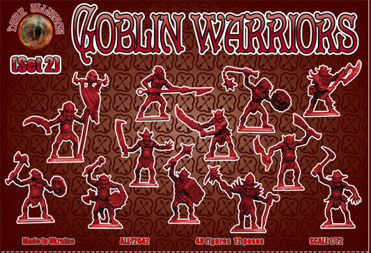 Dark Alliance ALL72042 1:72 Goblin Warriors set 2